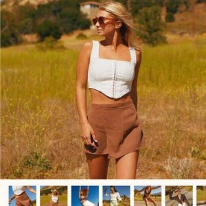 Girl swirl skort coffee S